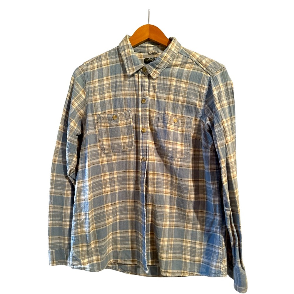 Plaid Button-Up Shirt